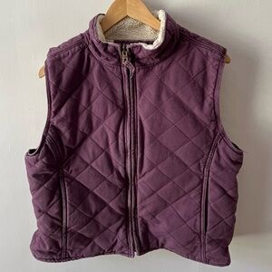 Berne Women’s Sherpa lined duck canvas barn vest